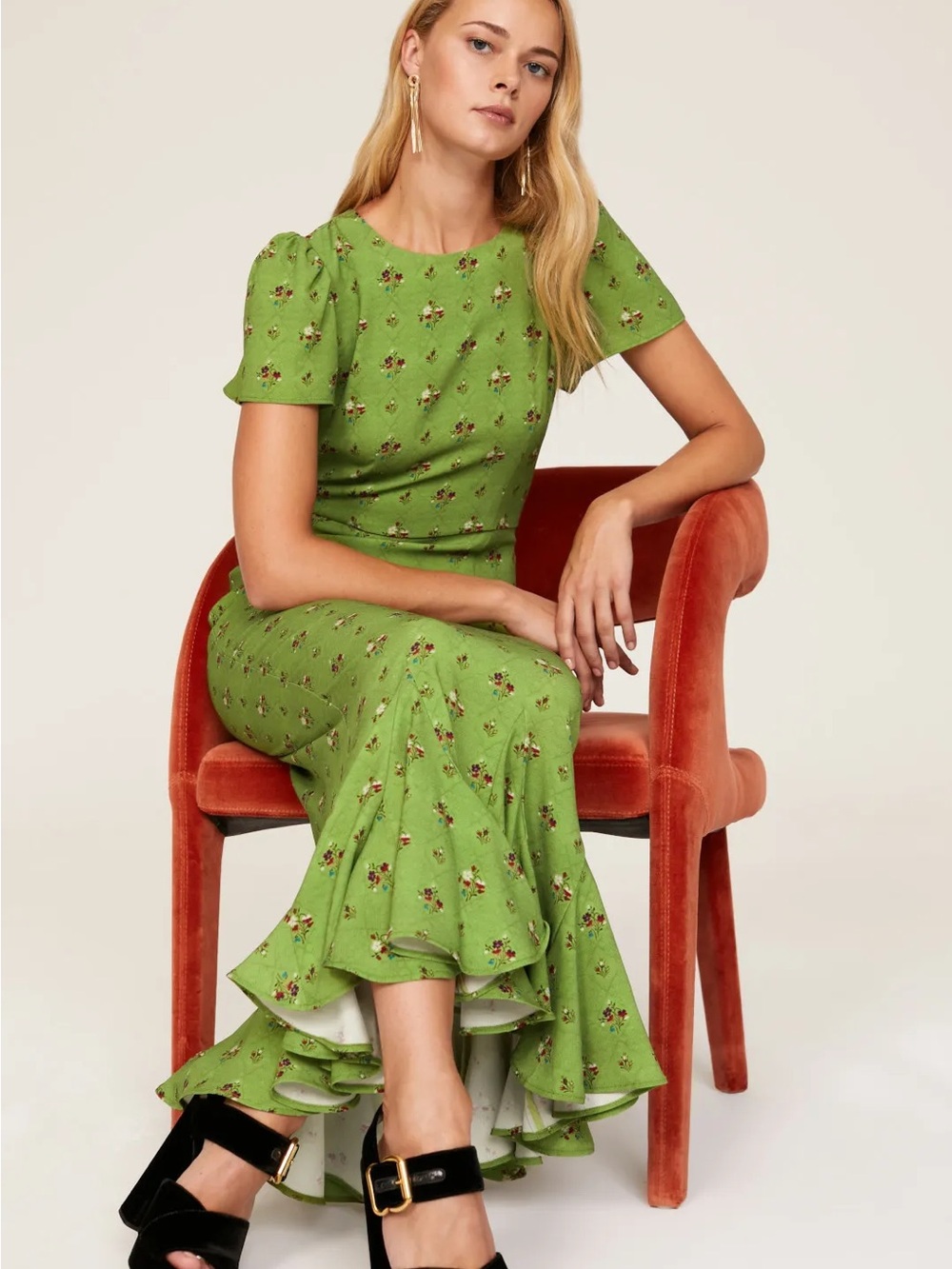 RHODE Bouquet Floral Lulani Dress